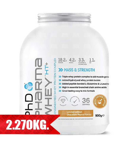 PhD Pharma Whey HT+  5lbs. 2.270